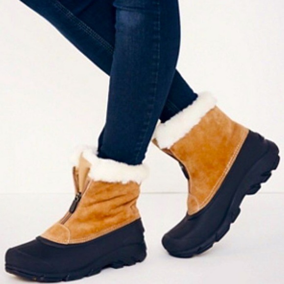 ⭐️🌟Sorel Womens Snow Angel Zip Weather Boot Sz 6 - Picture 1 of 13
